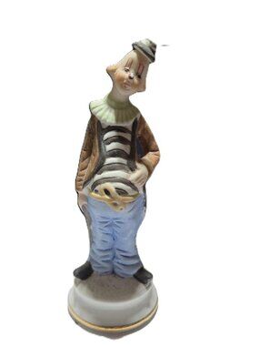 Sad Potbelly Hobo Clown Figurine Vintage Collectible